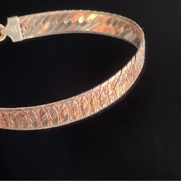 Vintage Milor Sterling Silver 925 bracelet bangle - Picture 3 of 12